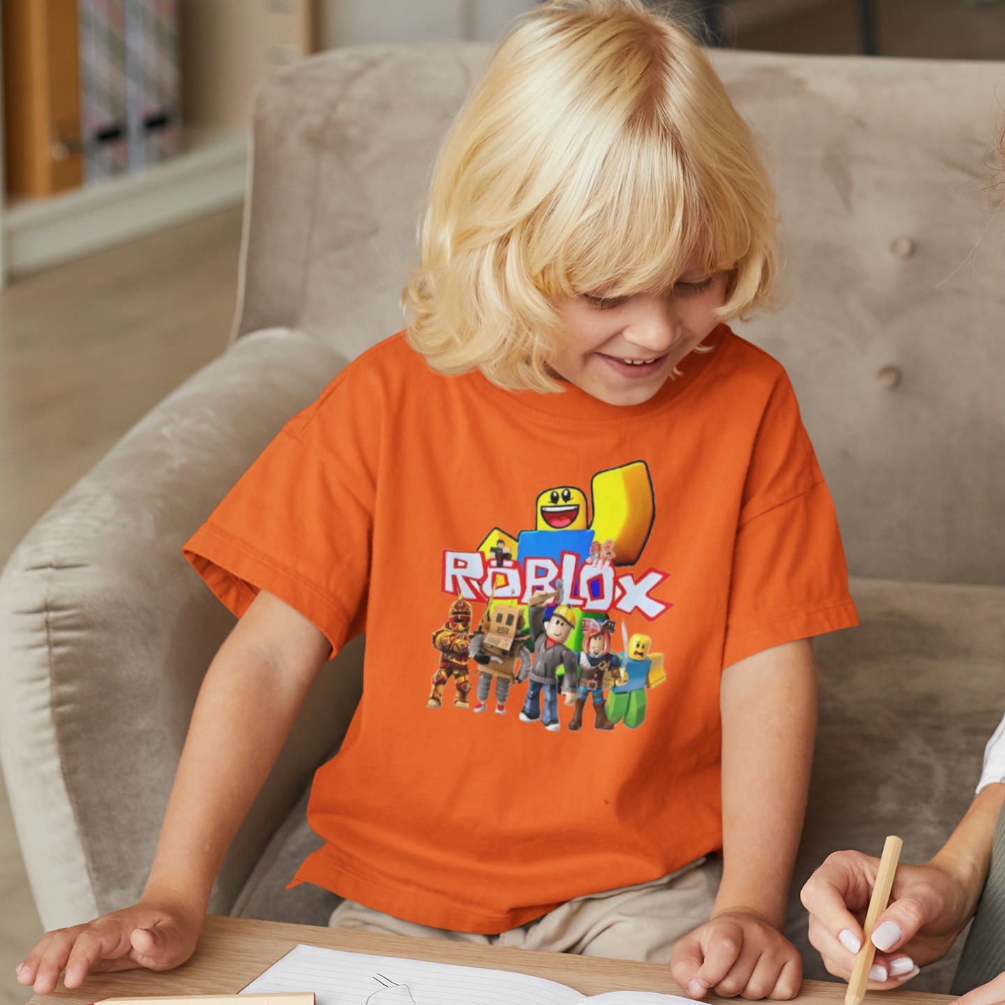 camiseta geek infantil do roblox