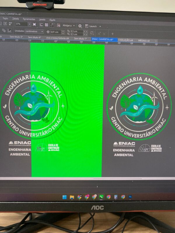 Tutorial de como fazer arte para DTF com fundo transparente