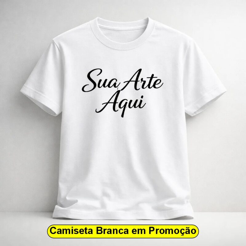 camiseta branca em promoção