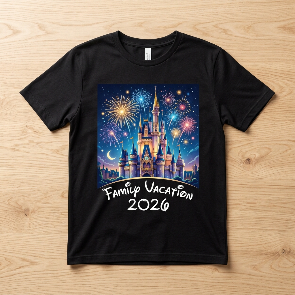 camiseta_viagem_magica Camiseta Personalizada Tema Magic Park (Viagem em Família) - Imagem 1