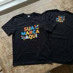 Camiseta Personalizada Premium (Estampa Frente e Costas + Arte Grátis)