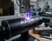 Gravação a laser em metal de squeeze térmico escuro para brindes