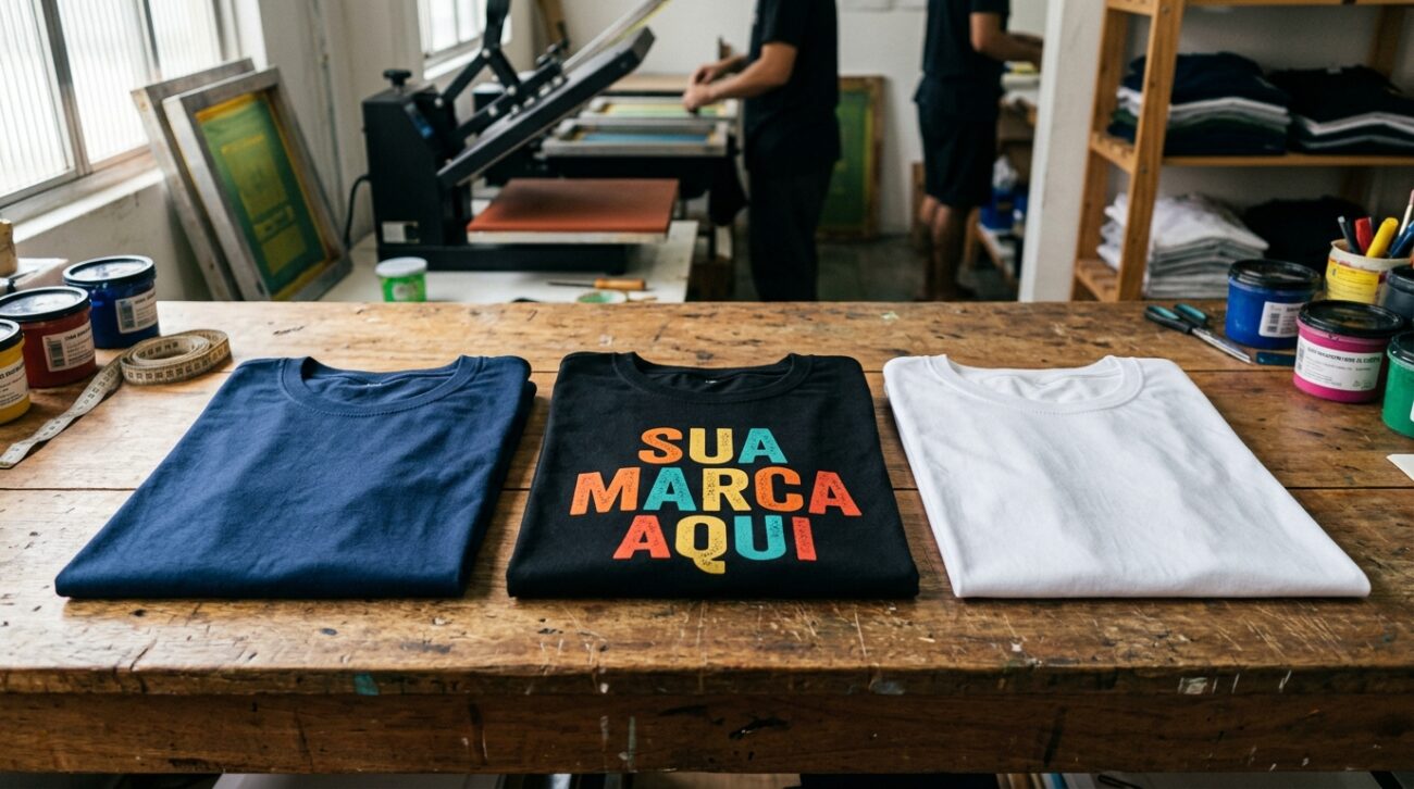 Camiseta personalizada, camiseta estampada e estamparia de camiseta DTF na Estamparia Rápida
